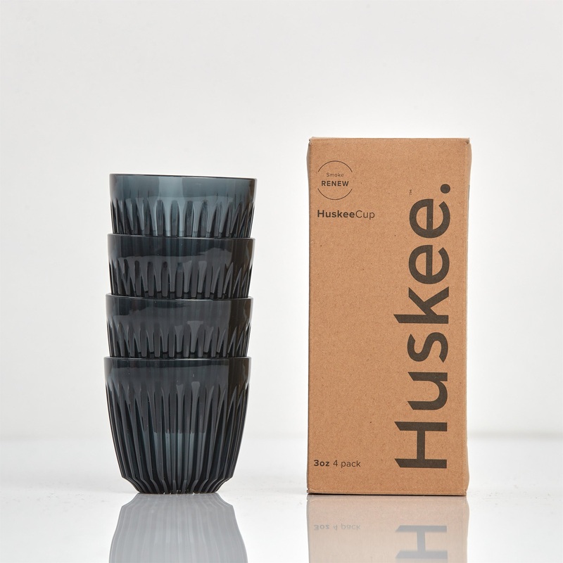 3oz Espresso HuskeeRenew Cup 4-Pack – Smoke