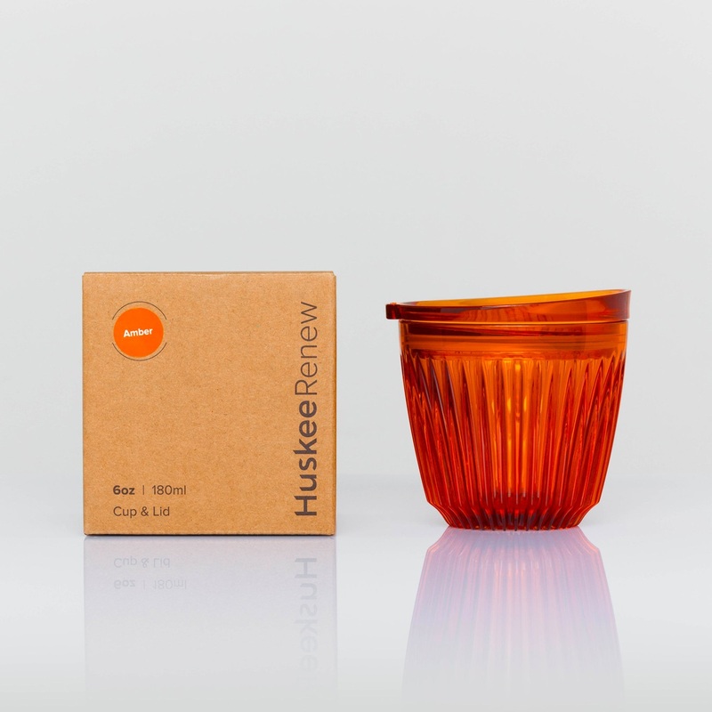 6oz HuskeeRenew Cup with Lid – Amber