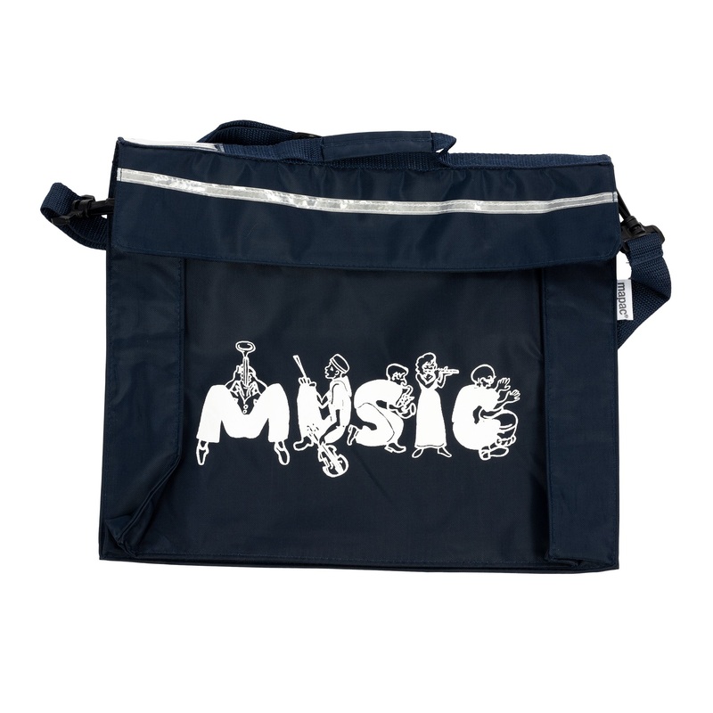 Primo music bag with musician design – Navy blue