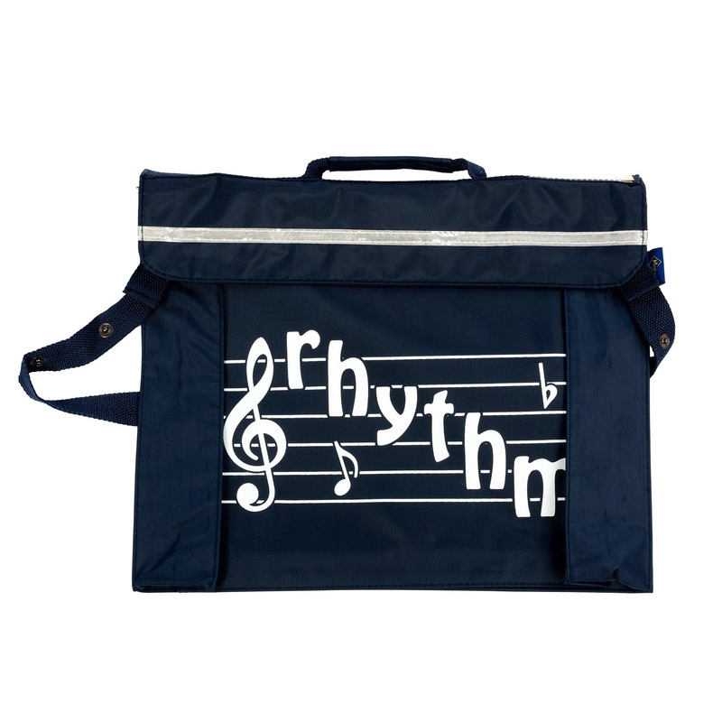 Primo music bag with ‘Rhythm’ design – Navy blue