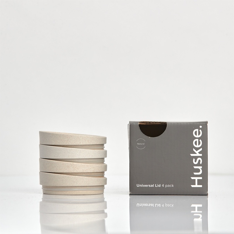 Universal HuskeeCup Lid 4-pack – Natural