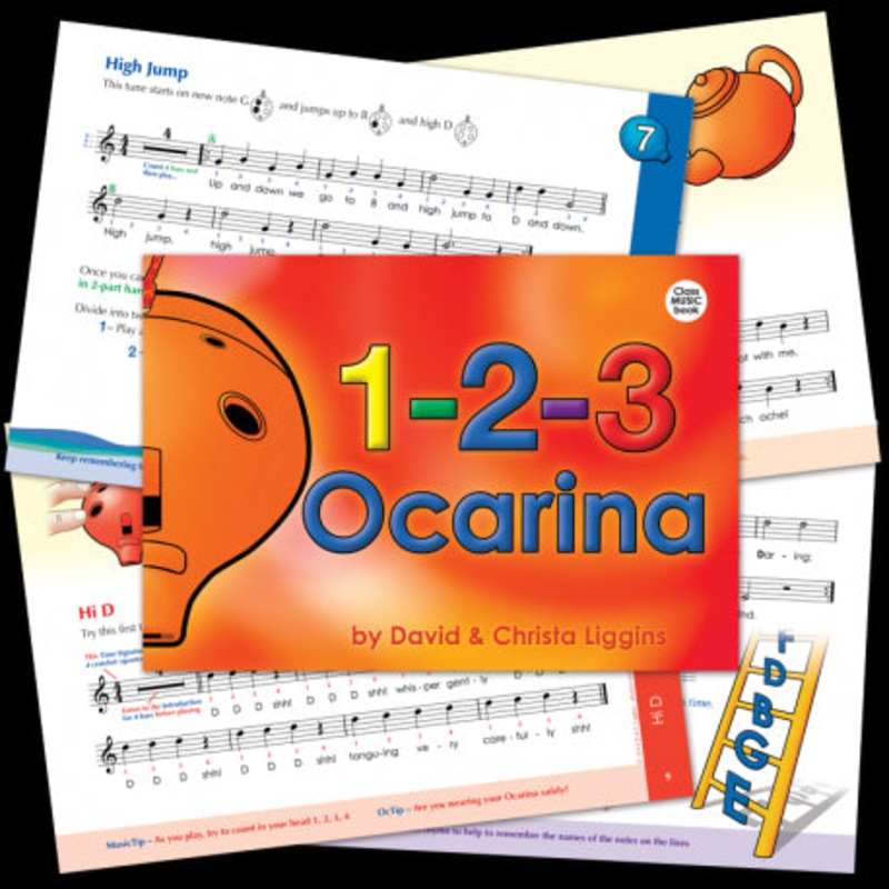 1-2-3 Ocarina Pupil’s book only