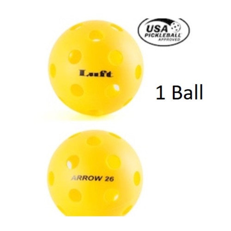 Luft Arrow 26 (Indoor) 1 x Pickleball Ball