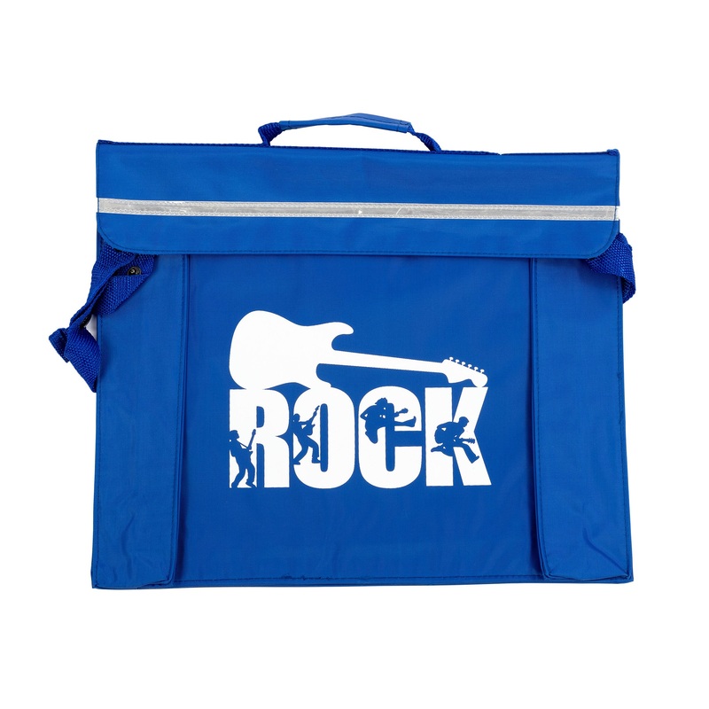 Primo music bag with ‘Rock’ design – Royal blue