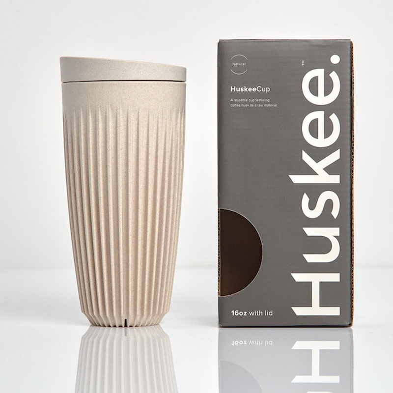 16oz HuskeeCup with Lid – Natural