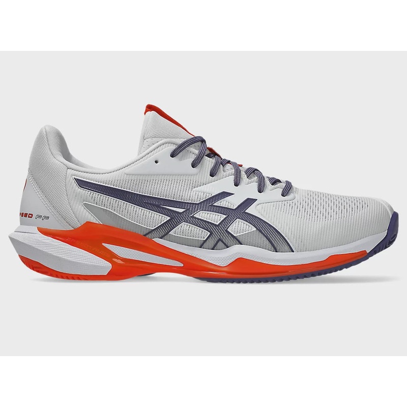 Asics Solution Speed FF 3 (Herringbone) Mens White/Greyish Purple