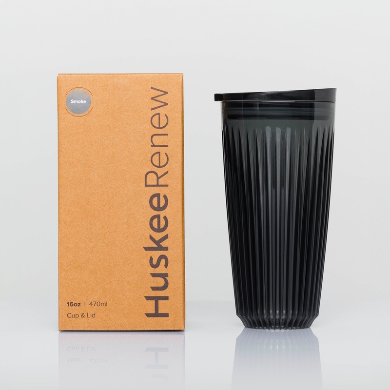 16oz HuskeeRenew Cup with Lid – Smoke