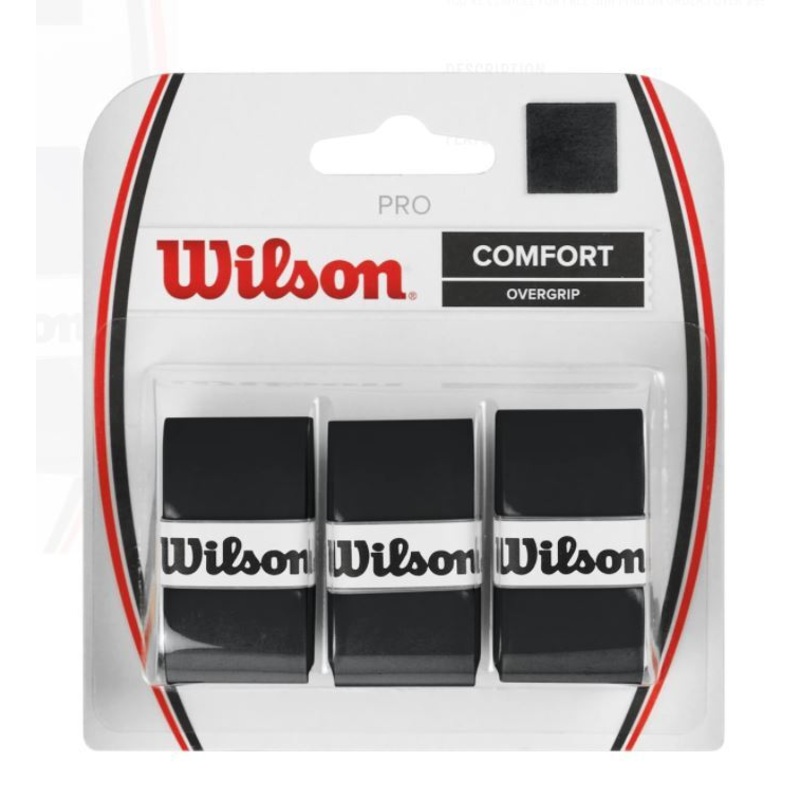 Wilson Pro Overgrip 3 Pack / Black