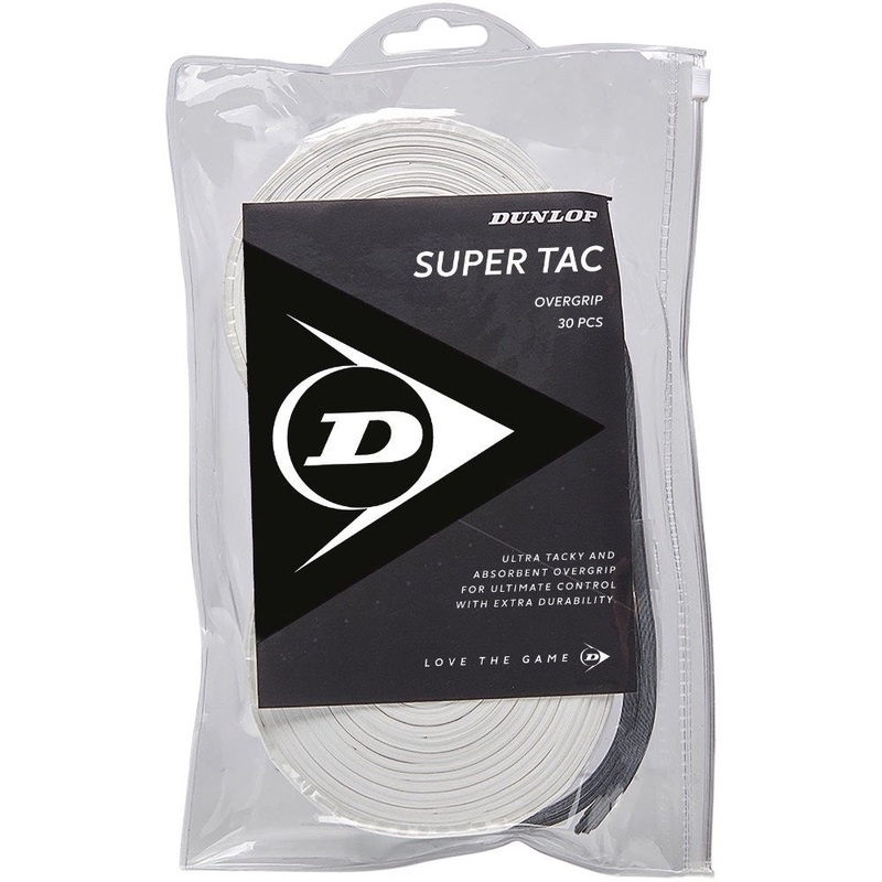 DunlopDunlop Super Tac Overgrip White 30 Pack