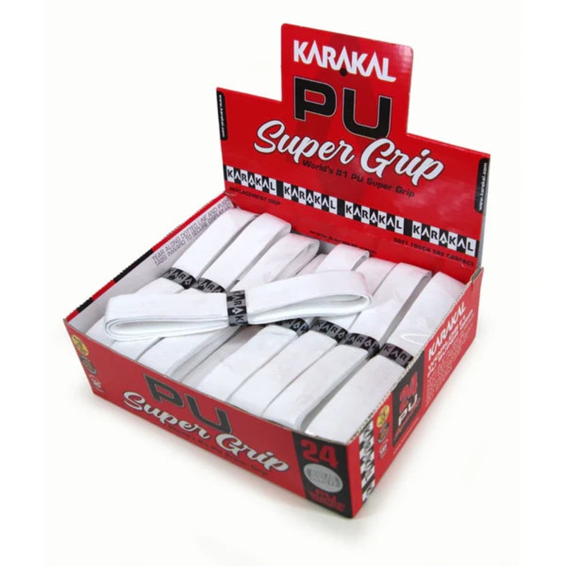 Karakal PU Super Grip Box of 24 White