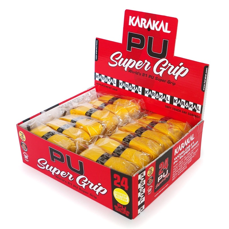 Karakal PU Super Grip Box of 24 – Yellow