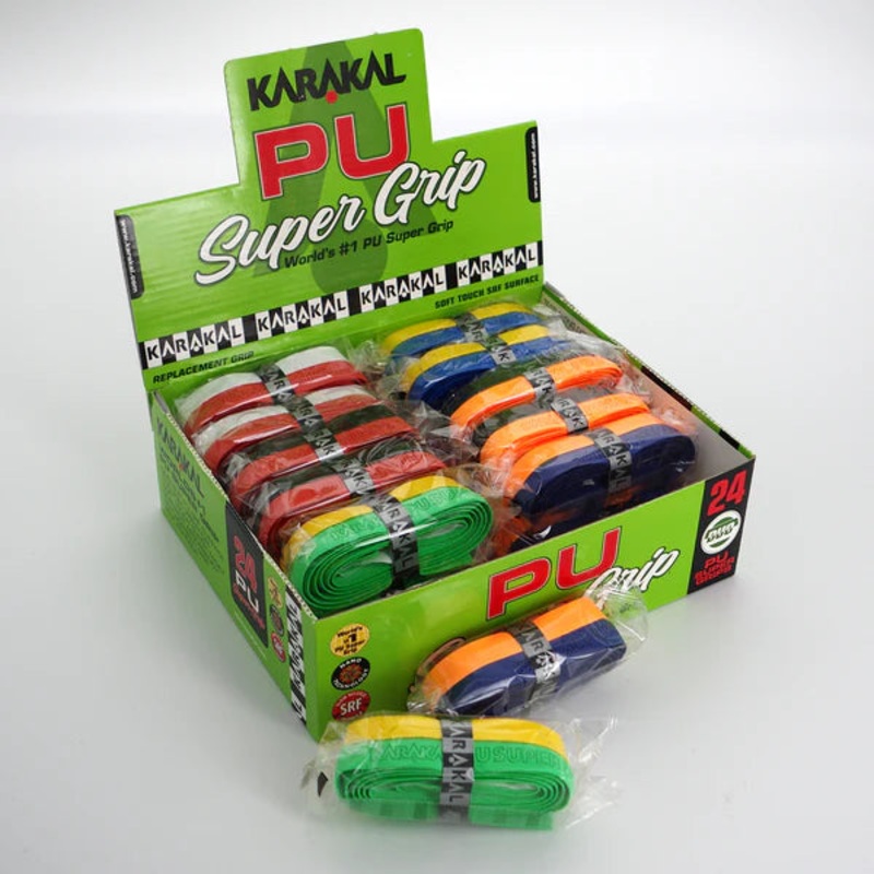 Karakal PU Super Grip DUO Box of 24 Assorted Colours