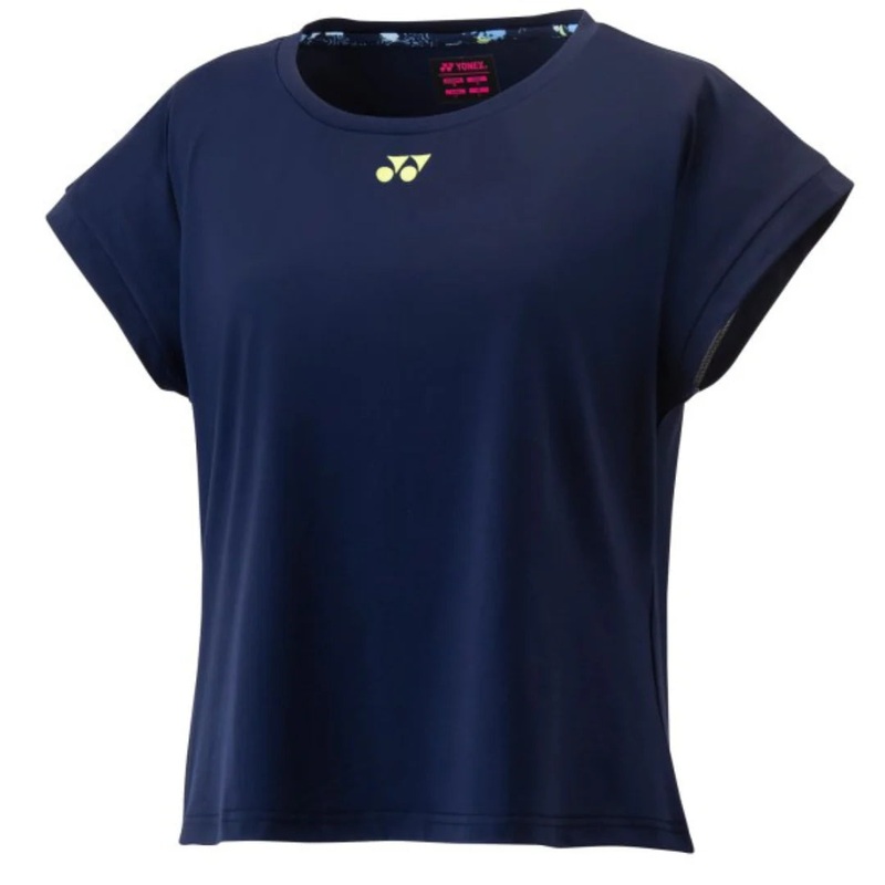 Yonex AO Tennis Womens Crew Neck Navy Blue