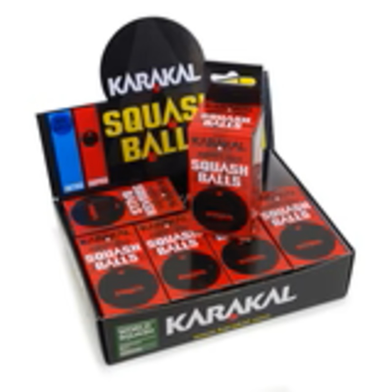 Box of 12 Karakal Red Dot Squash Balls