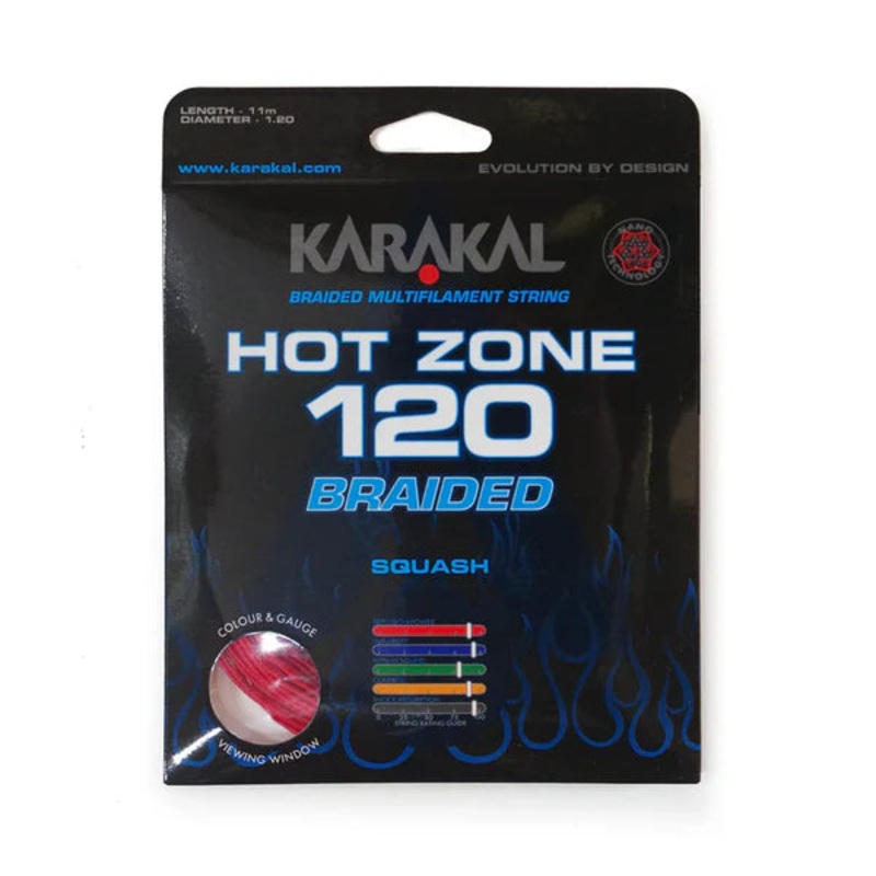 Karakal Hot Zone 120 Braided Set of Red 1.20mm