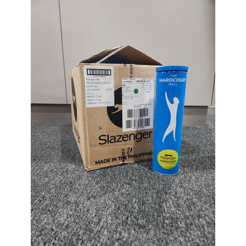 Slazenger Hardcourt (4 Ball Can) Carton of 18 Cans