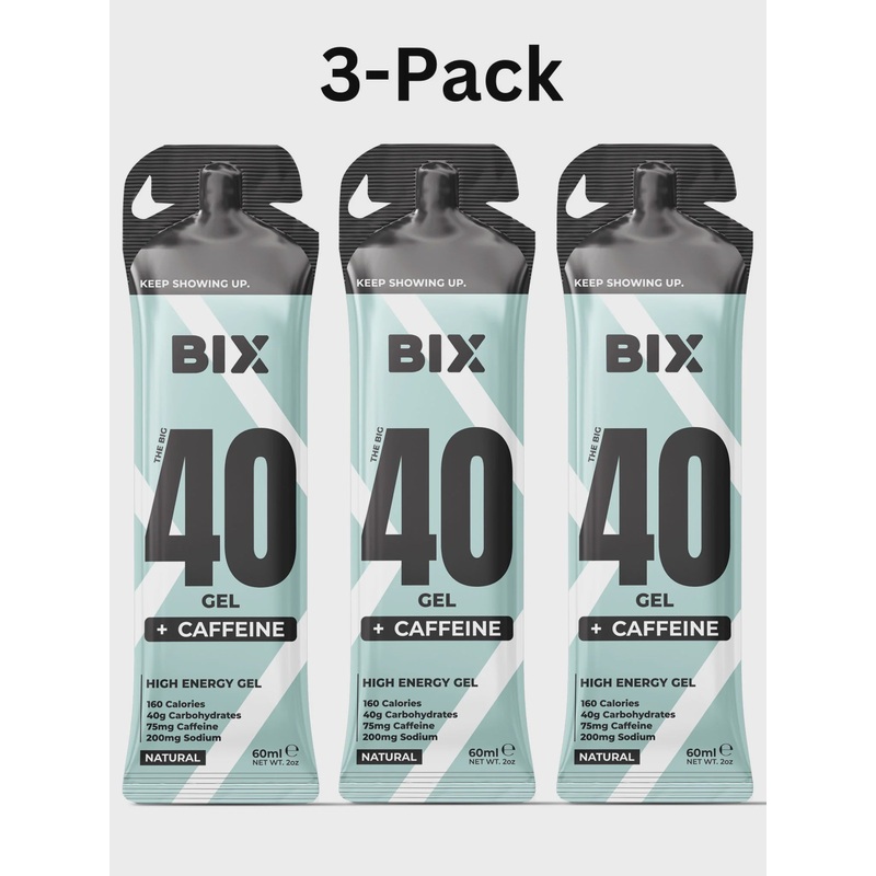 BIX – The Big 40 Energy Gel- Caffeine (3 Pack)