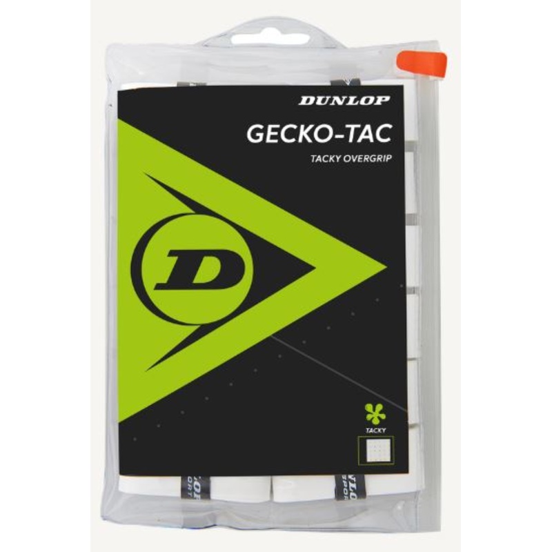 Dunlop Gecko-Tac Overgrip 12 Pack White