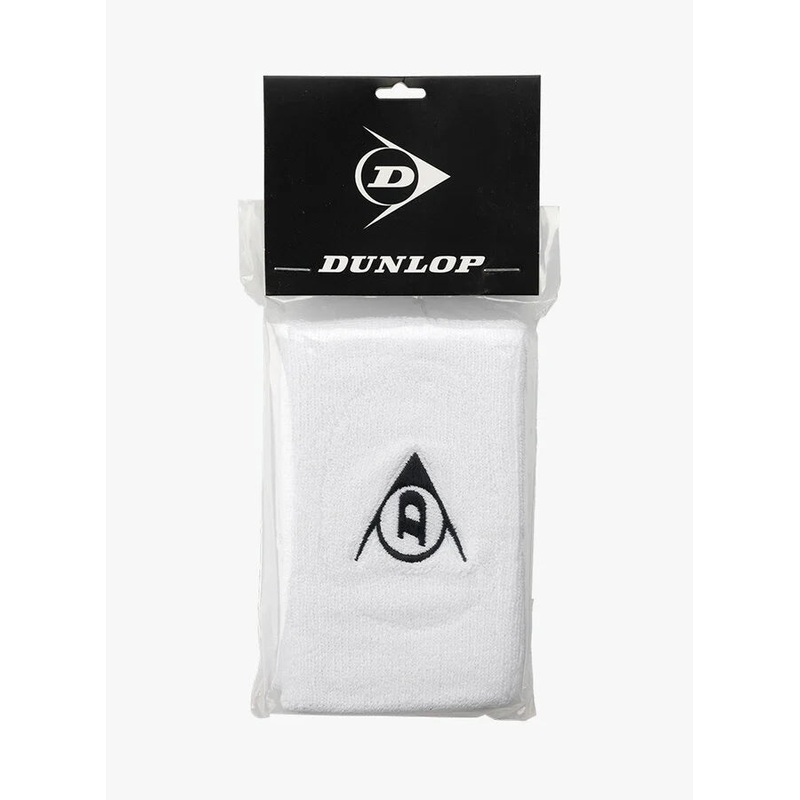 Dunlop Wristband Long 2 Pack White