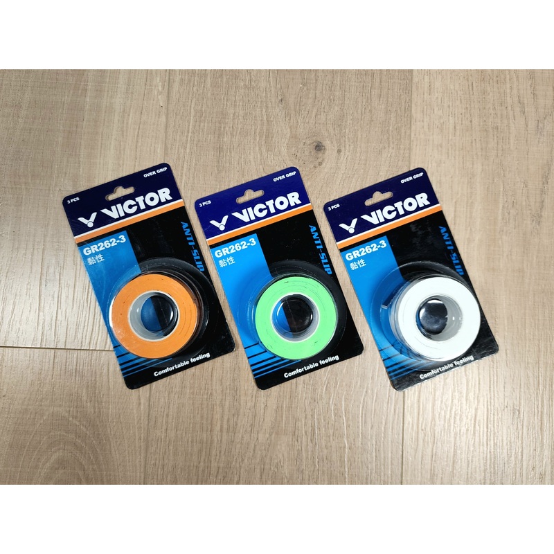 VICTOR Overgrip GR262-3|White|Orange|Fluorescent Green