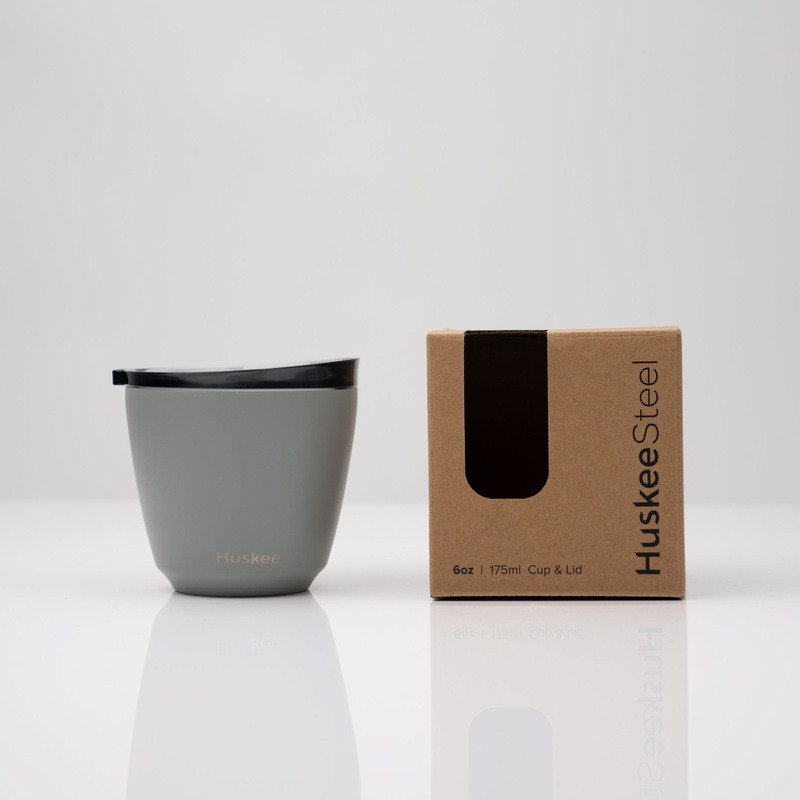 6oz HuskeeSteel Cup & Lid – Slate