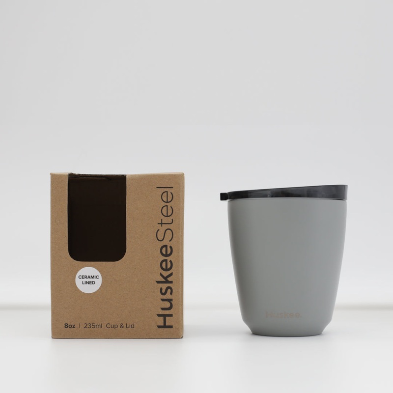 8oz HuskeeSteel Cup & Lid – Slate