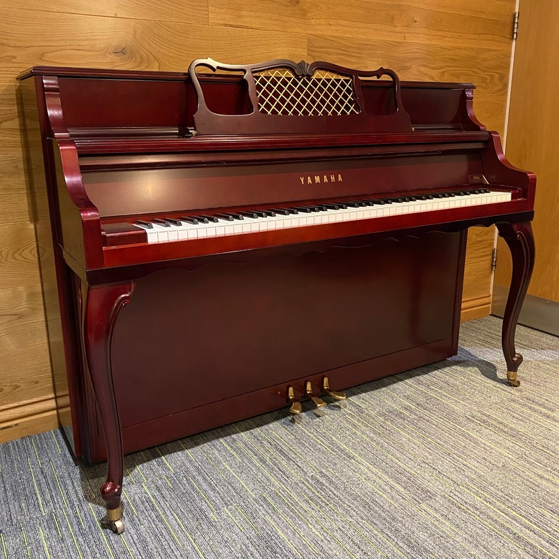 Pre-owned Yamaha M2 upright piano in satin mahogany – A1