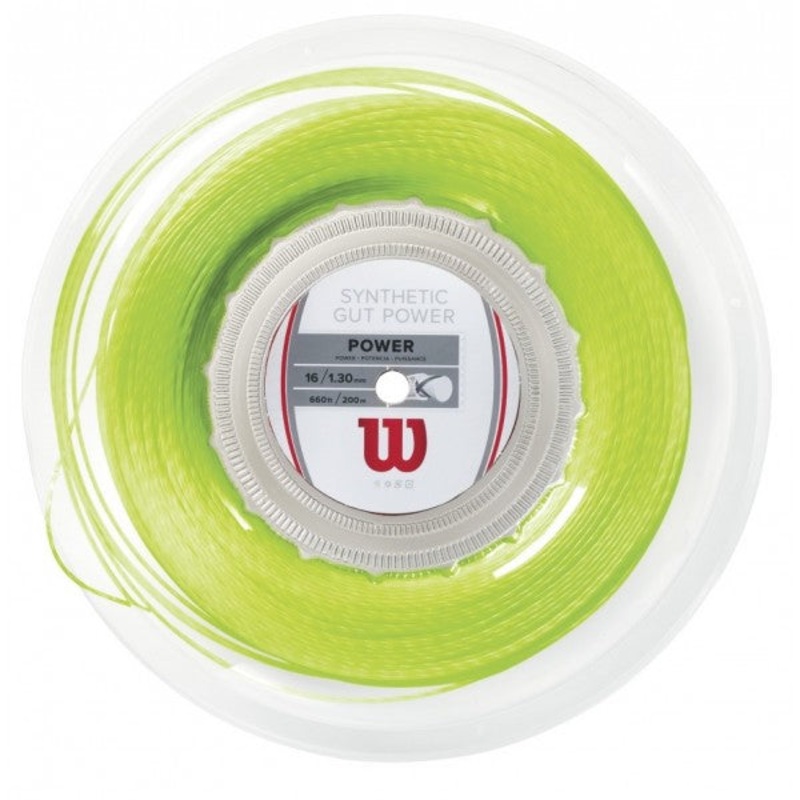 Willion Synthetic gut REEL (LIME GEEN )Tennis Stringing Service