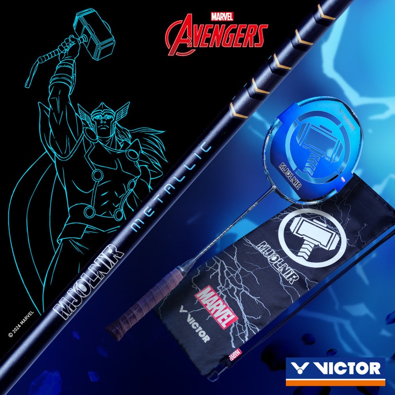 Victor X MJOLNIR Metallic (Thor) Limited Edition Badminton Racquet 4U (Unstrung)