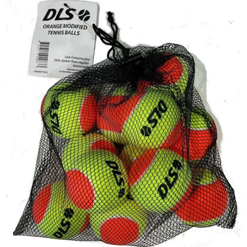 DLS Orange Tennis ball Pack of 12