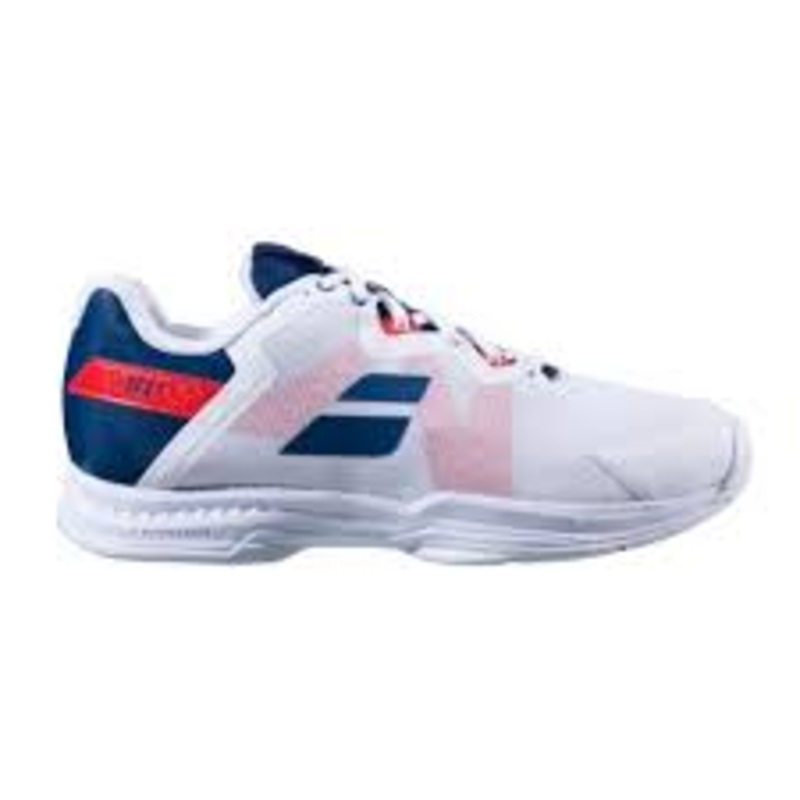 Babolat SFX3 All Court Men Tennis Shoes – White/Estate Blue