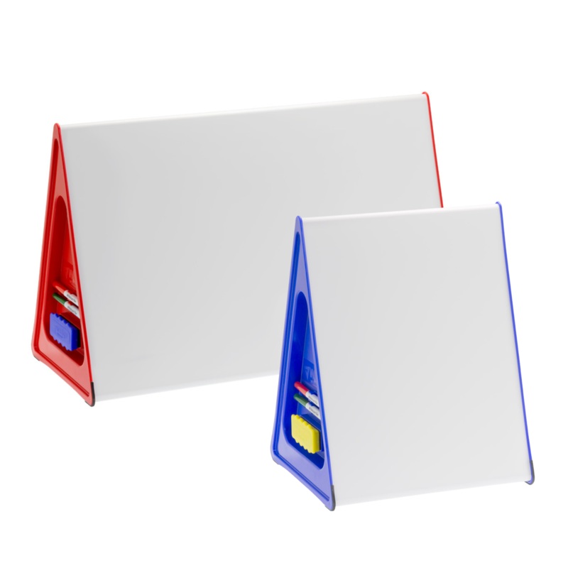 A2/A3 Wedge Whiteboard  Double-Sided Magnetic Tabletop Whiteboard for Classrooms & EYFS Learning