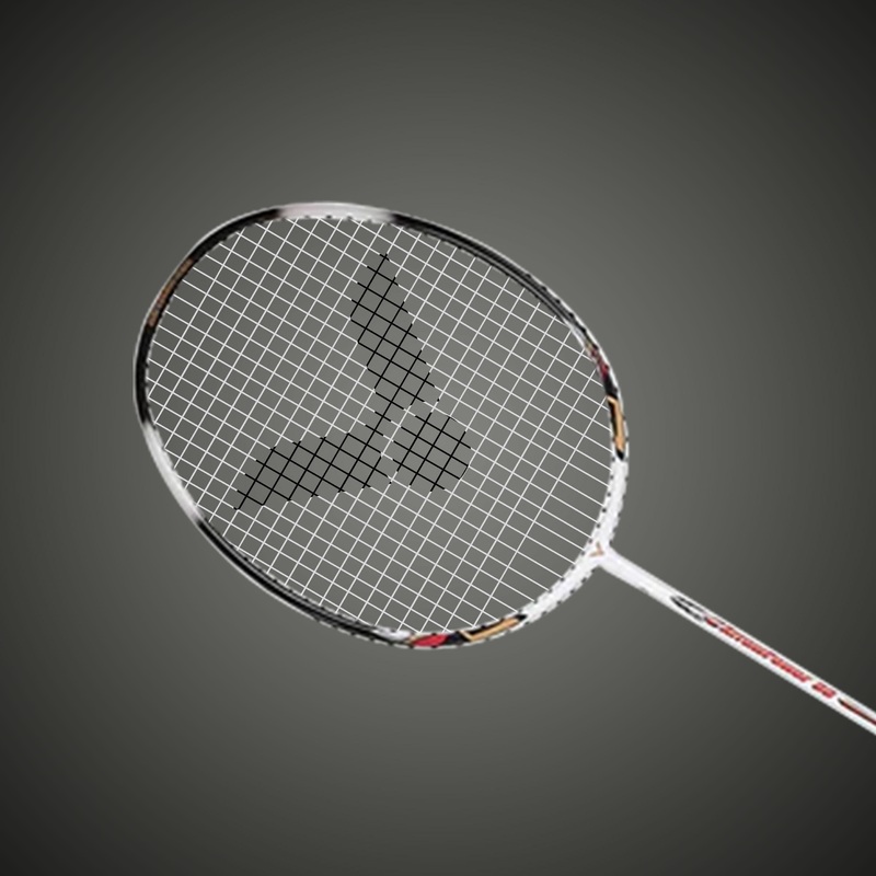 Arrow Power 80 Unstrung Badminton Racket (White+Black)