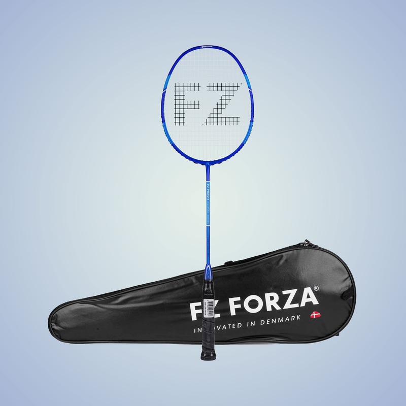 Power 488M Strung Attacking Badminton Racket (Sky Blue) – 3U/G5