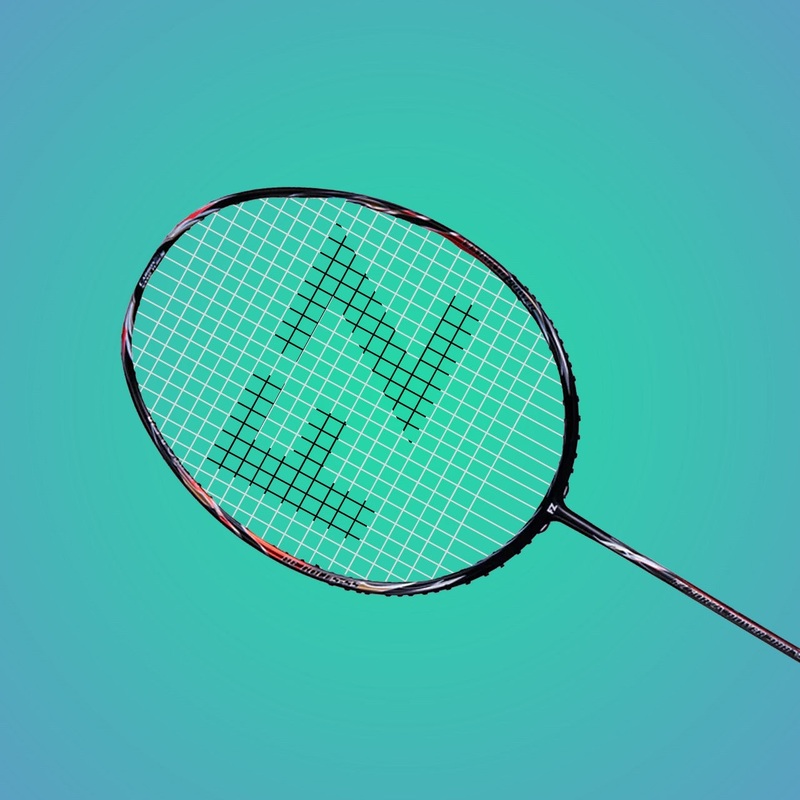 Power 988 Very Stiff Strung Attacking Badminton Racket (Wine Red)-3U/G5