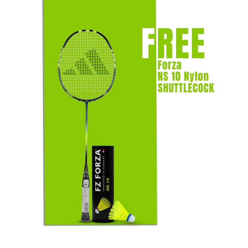 Spieler E Aero Strung Badminton Racket (Glory Blue)-4U/G5