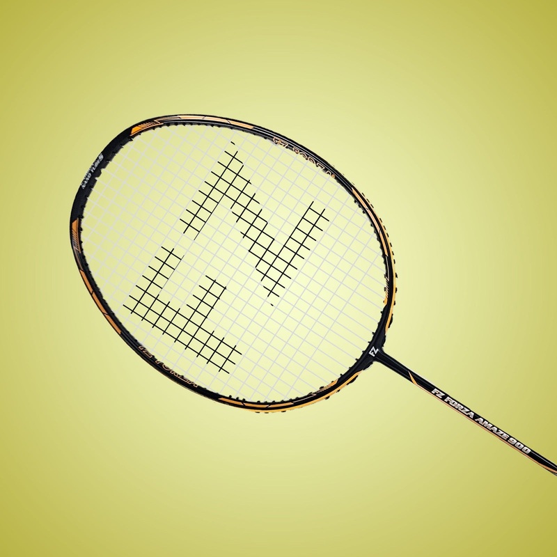 Amaze 900 Strung Badminton Racket (Orange) – 4U/G4