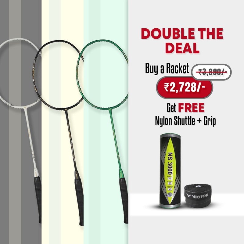 Jetspeed JS-800HT Strung Badminton Racket – 4U/G5