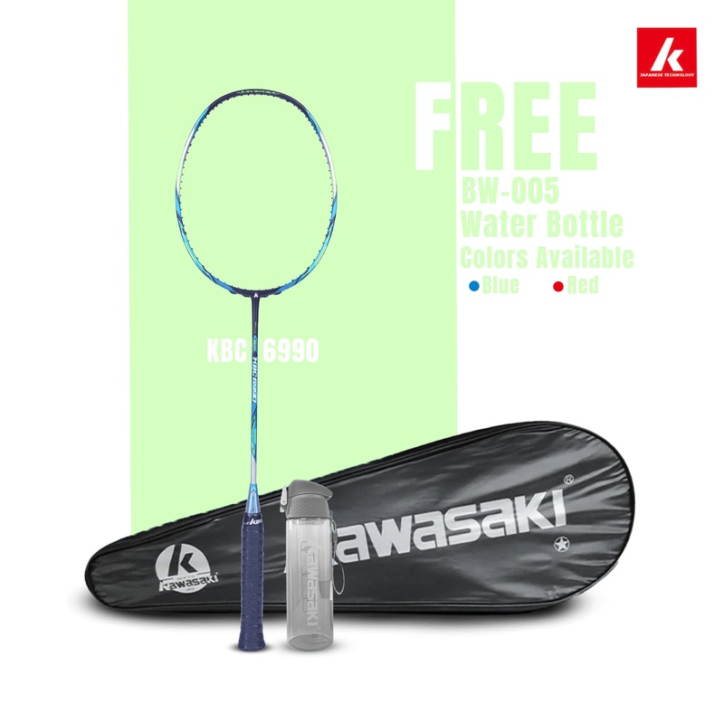 KBC 6990 Unstrung Badminton Racket (Blue) – 3U/G1
