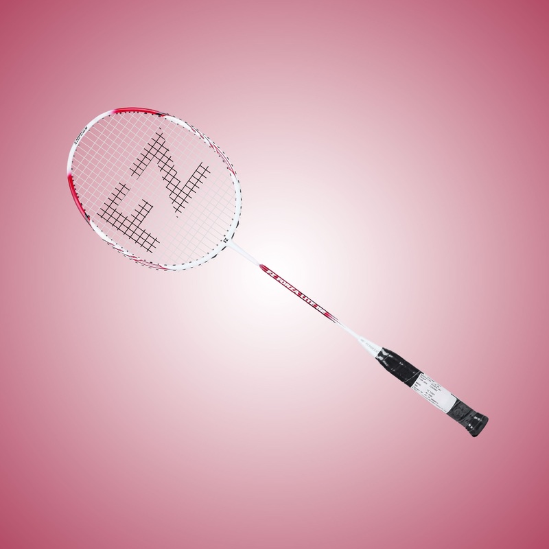 Lite 82 Strung Badminton Racket ( Chinese Red) – 4U/G5