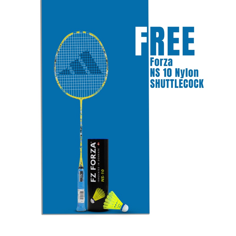 Spieler E08.1 Schock Strung Badminton Racket (Lime) – 4U/G5