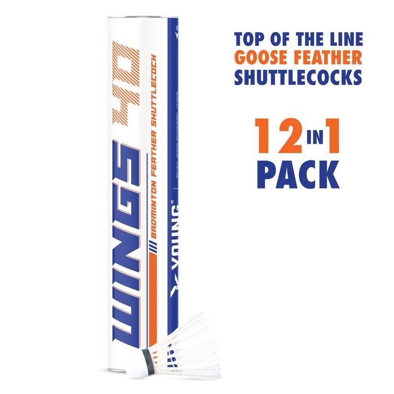 Wings 40 (Goose Feather Shuttlecock)