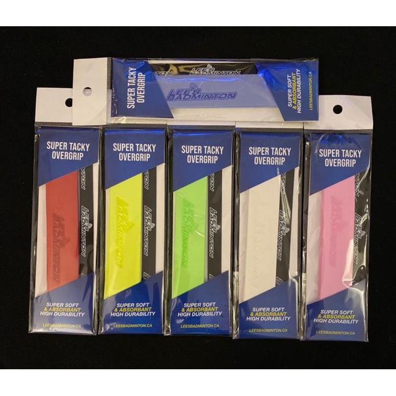 Lee’s super tacky overgrip|Baby blue|Red|Yellow|Green|White|Pink