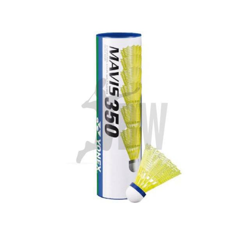 Yonex Mavis 350 Nylon Badminton Shuttlecocks Yellow Medium Speed