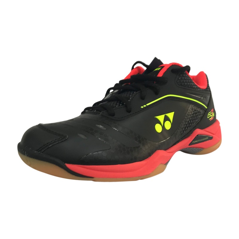 Yonex Power Cushion SHB 65Z Men’s Badminton Shoe (Black/Bright Red)