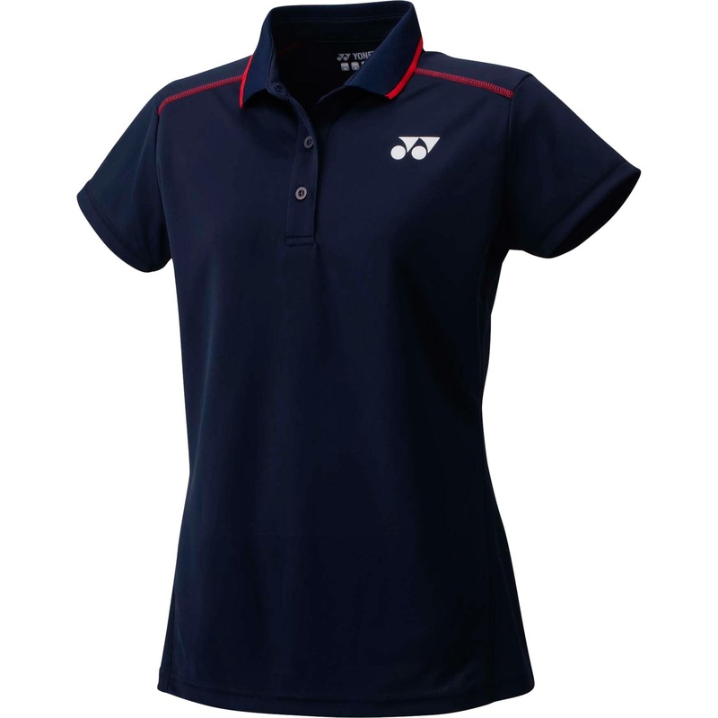 Yonex Womens 20369 Polo Shirt|Navy Blue|Sunset Red|Small|Medium|Large