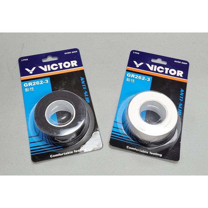 Victor GR262-3 Overgrip|Black|White