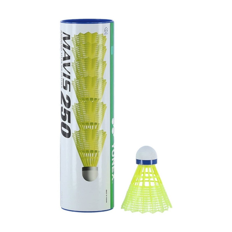 Yonex Mavis 250 Nylon Shuttlecocks (Yellow Medium Speed)
