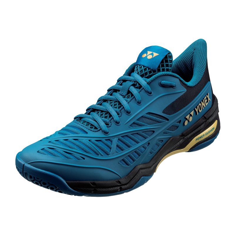 Yonex Power Cushion Cascade Drive Unisex Badminton Court Shoe (Teal Blue/Gold)