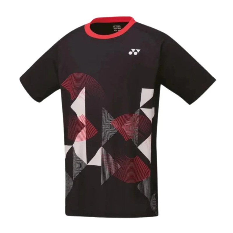 Yonex 16698 Men’s T-Shirt|Black|White|M|L|XL